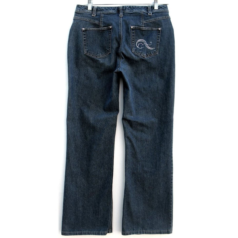 French Cuff - Bootcut Jeans - Embellished - Sz 10